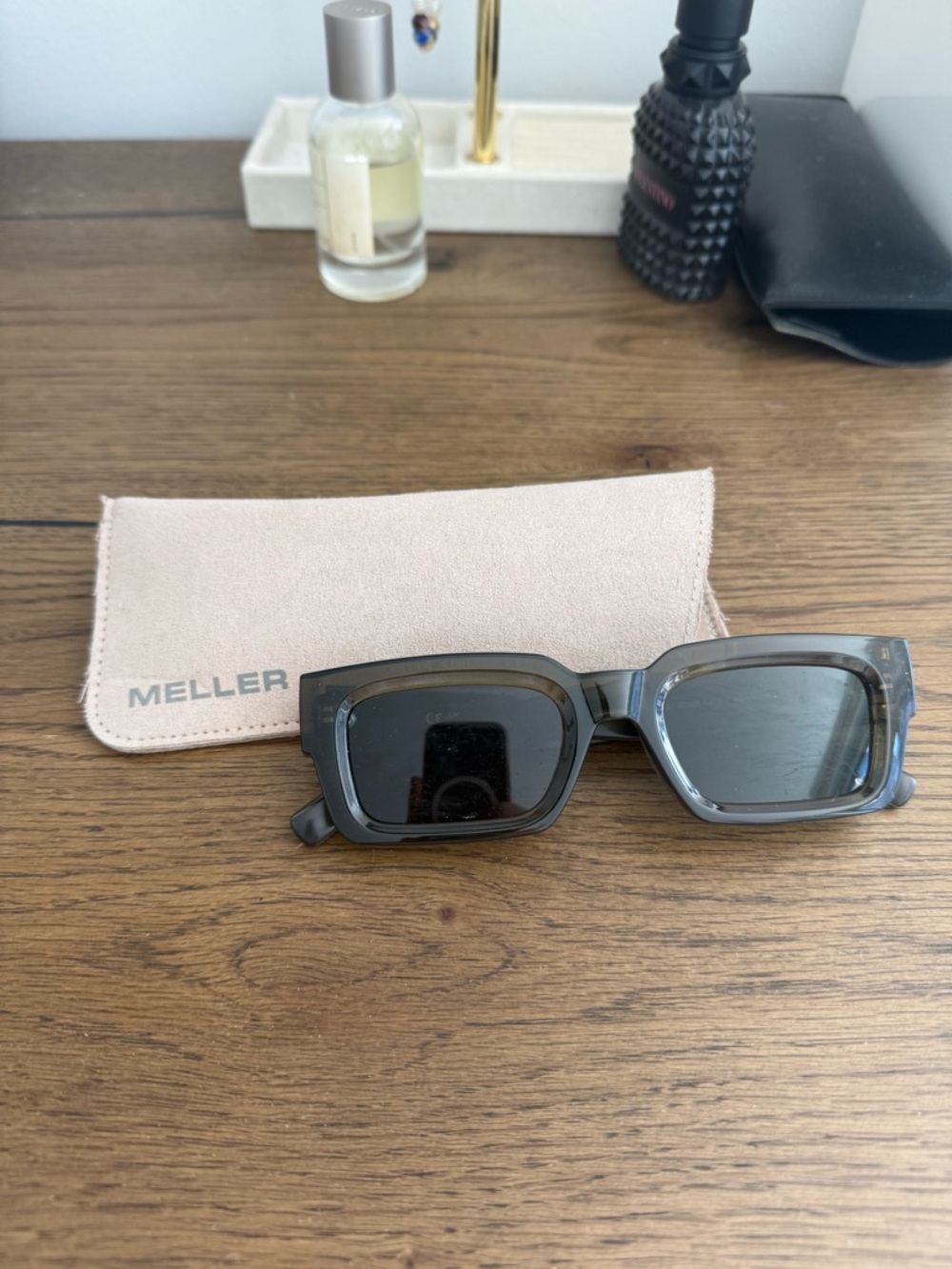 Meller Rectangular Sunglasses - green